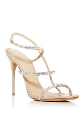 Alexandre Birman Beige Sally Zircone Sandal